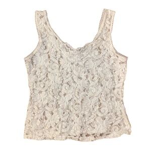Lace tank top